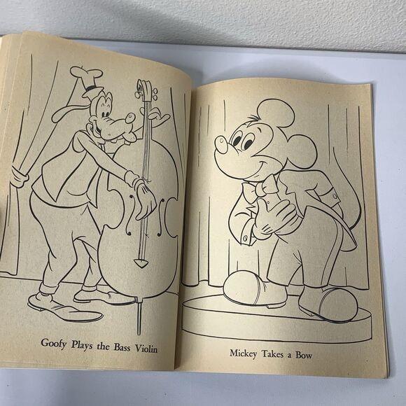 Vtg Walt Disney World Florida Coloring Book Country Bears New Unused Whitman - Picture 9 of 9